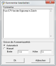 Kommentar erfassen